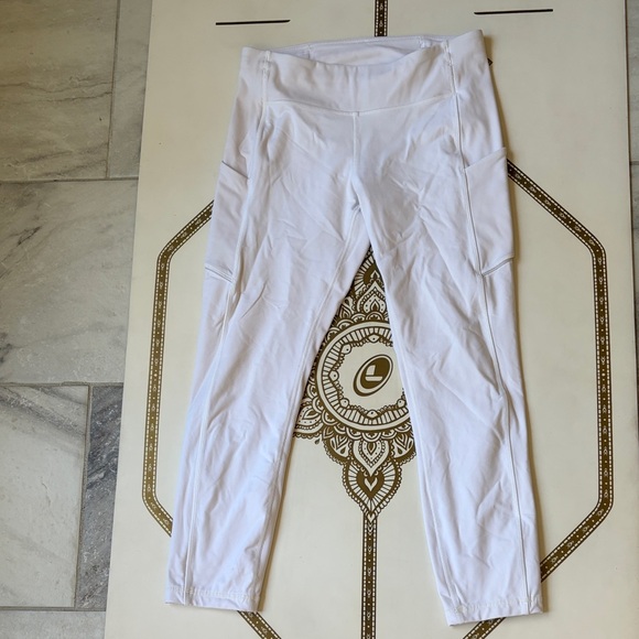 lululemon athletica White Leggings with Reflective Logo - Picture 5 of 6